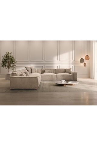 Canapé d'angle Lionel Sable