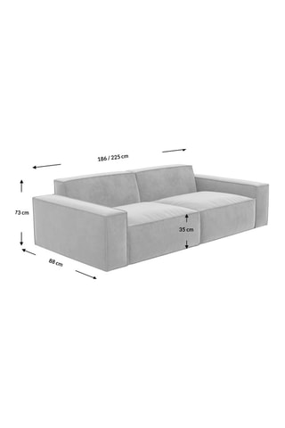 Canapé Lionel - Noir