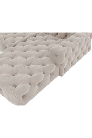 Canapé d'angle droit Venus Beige foncé