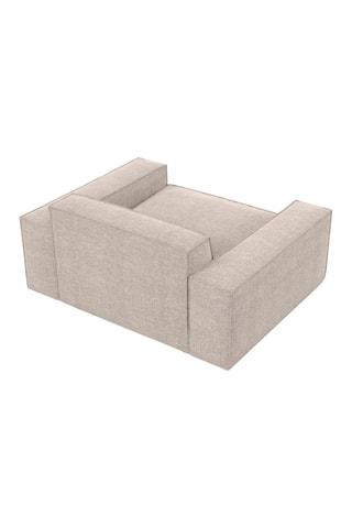 Fauteuil Lionel - Beige - En polyester
