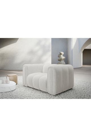 Fauteuil Luma - Blanc - En polyester