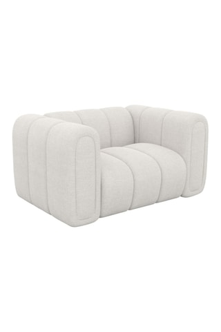 Fauteuil Luma - Blanc - En polyester