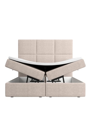 Lit avec double coffre Palata Beige