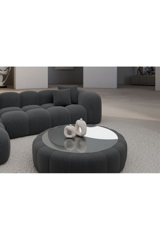 Table basse ronde Nuvola - Anthracite