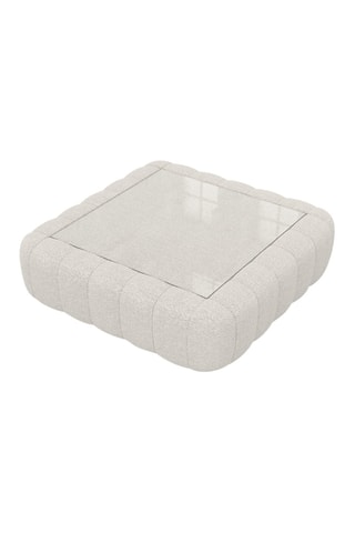 Table basse carrée Nuvola - Blanc