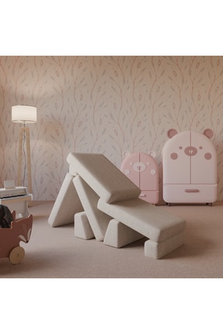 Canapé modulable Plumbo - Beige - 4 places - En polyester