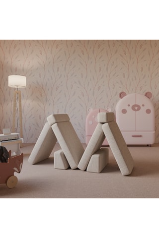 Canapé modulable Plumbo - Beige - 4 places - En polyester