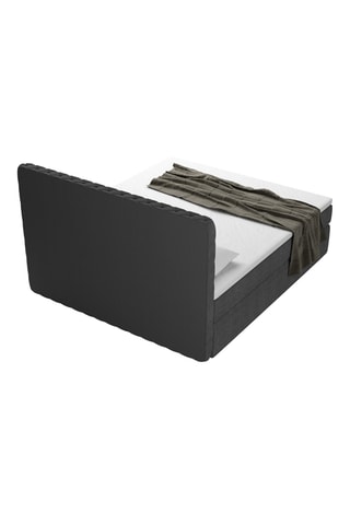 Lit-coffre avec sommier Massari - Couchage 140 x 200 cm