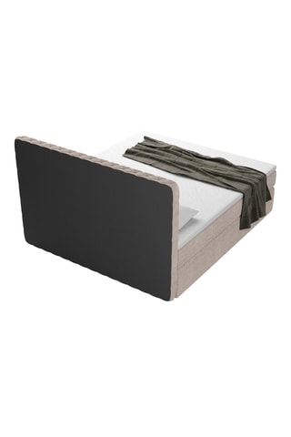 Lit-coffre avec sommier Massari - Couchage 140 x 200 cm