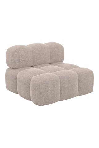Fauteuil Seducca - Beige - En polyester