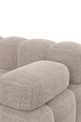 Fauteuil Seducca - Beige - En polyester