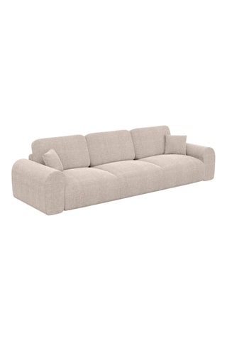 Canapé Dion - Beige - 3 places - En polyester
