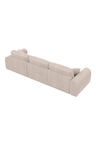 Canapé Dion - Beige - 3 places - En polyester