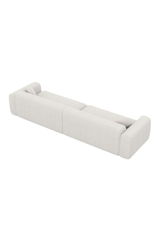 Canapé Moloko - Blanc - 4 places - En polyester