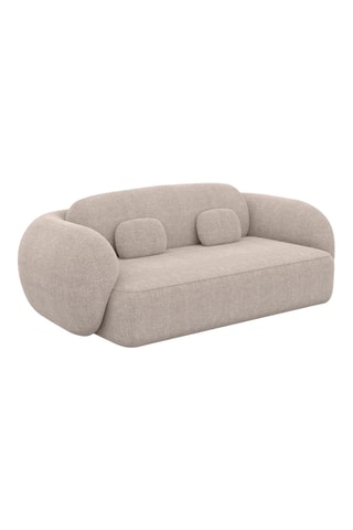 Canapé Nebala - Beige - 2 places - En polyester