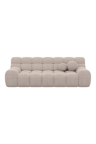 Canapé Bonobo - Beige - 3 places - En polyester 