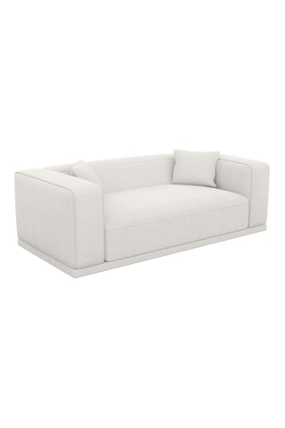 Canapé Duno - Blanc - 3 places - En polyester