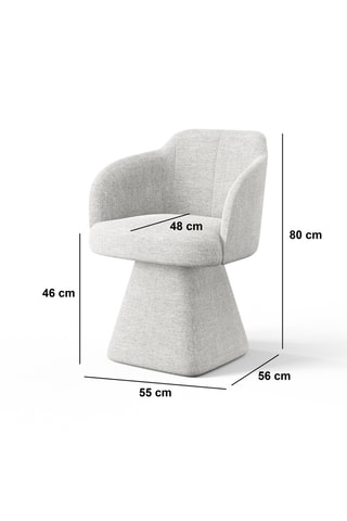 Chaise en hêtre et sapin massif Clio - 55 x 80 x 56 cm