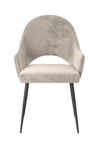 Fauteuil God - Beige foncé - Toucher velours