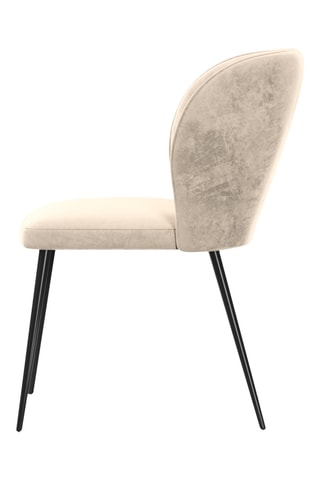 Fauteuil Airline - Beige - Toucher velours
