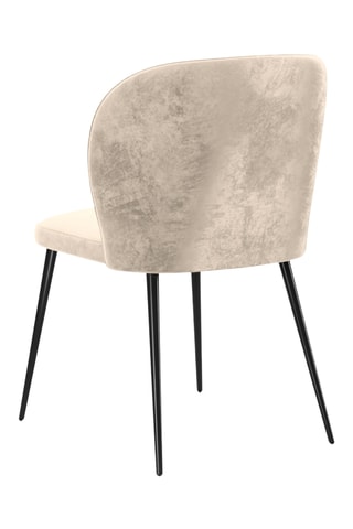 Fauteuil Airline - Beige - Toucher velours
