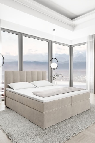 Lit-coffre avec sommier Avala - 160 x 200 cm