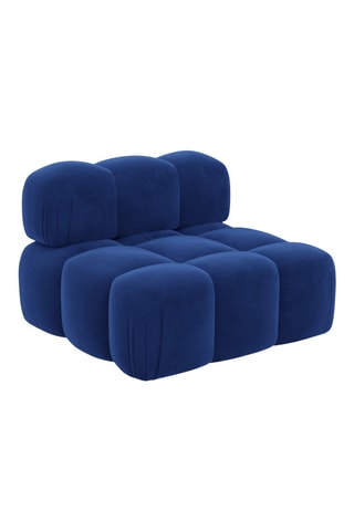 Fauteuil Seducca - Bleu foncé - En polyester