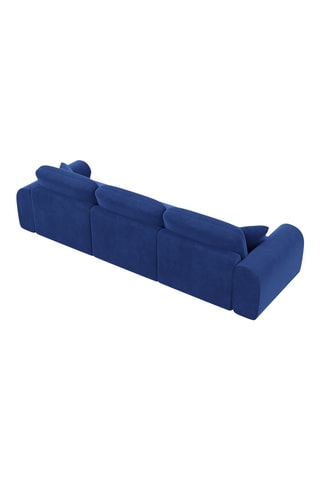 Canapé Dion - bleu foncé - 3 places - En polyester