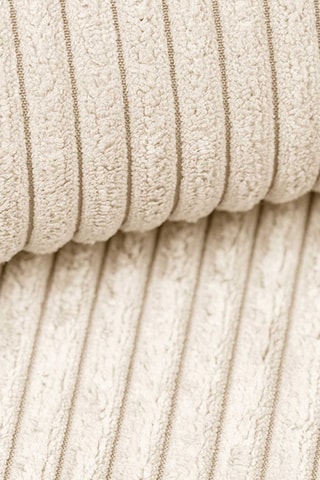 Canapé d'angle Lionel - Beige clair - 6 places - En polyester