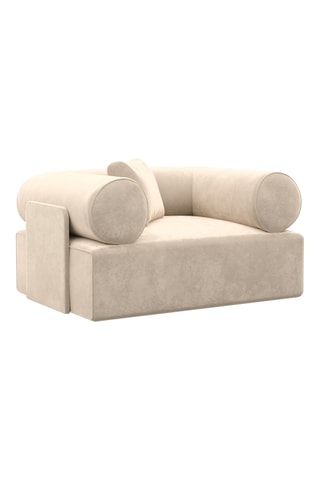 Fauteuil Ragusa - Ecru - En polyester