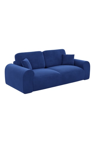 Canapé Dion - Bleu marine - 2 places - En velours