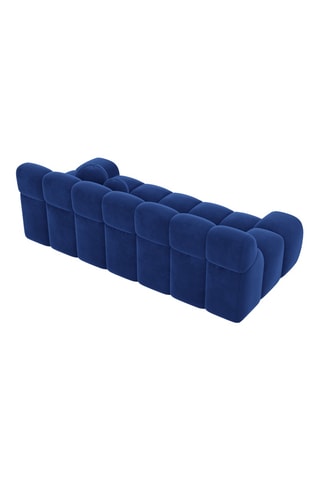 Canapé Bonobo - Bleu marine - 3 places - En polyester 