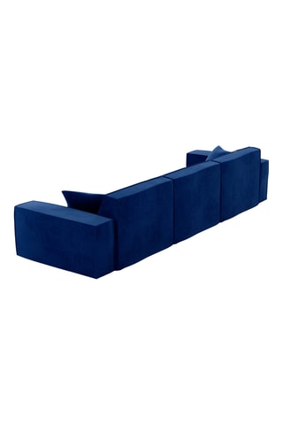 Canapé Atlantis - Bleu cobalt - 3 places - En polyester