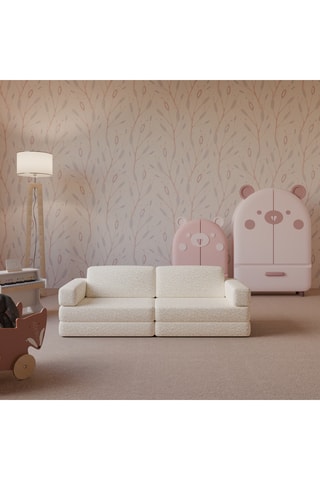 Canapé modulable Plumbo - Beige - 4 places - En polyester