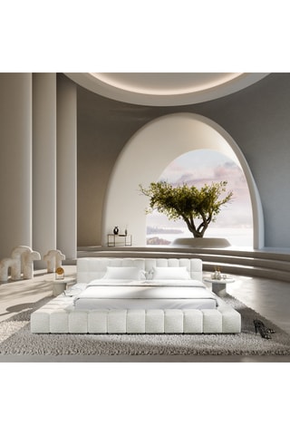 Lit-coffre avec sommier Naomi - 160 x 200 cm