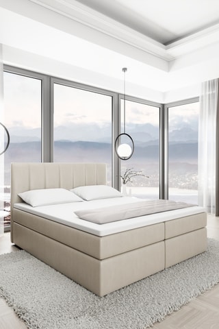 Lit-coffre avec sommier Avala - Couchage 140 x 200 cm