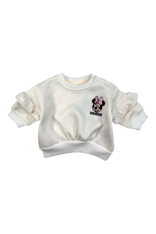 Sudadera y pantalón polares Minnie Disney  - Blanco, negro y rosa