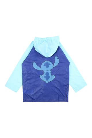 Impermeable con capucha Stitch Lilo y Stitch Disney - Azul marino