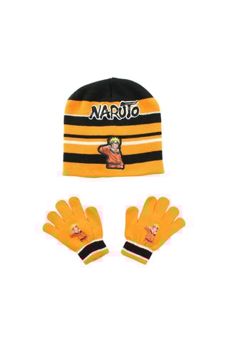 Gorro y guantes Naruto  - Amarillo