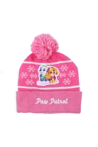 Gorro y guantes Everest y Skye La Patrulla Canina  - Rosa