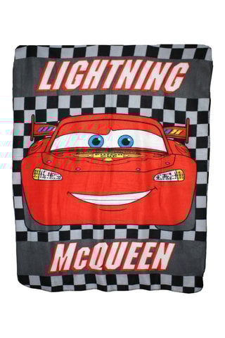Manta polar Rayo McQueen Cars Disney Pixar  - Rojo