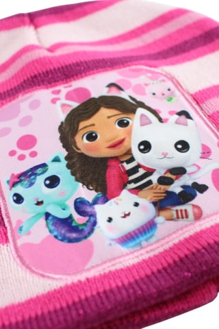 Gorro y guantes La casa de muñecas de Gabby  - Rosa