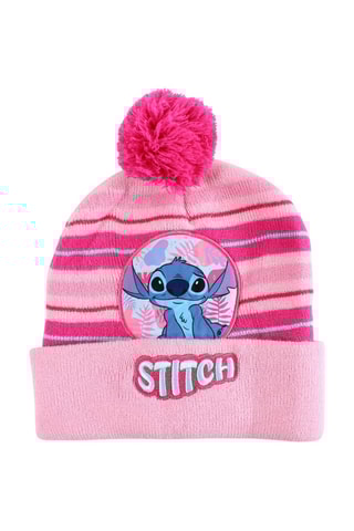 Gorro con borla Stitch Lilo y Stitch Disney  - Rosa