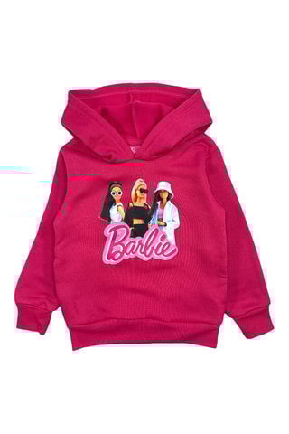 Sudadera con capucha Barbie  - Blanco, negro y rosa