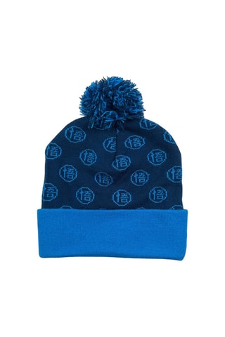 Gorro con borla Son Goku Dragon Ball Z  - Azul