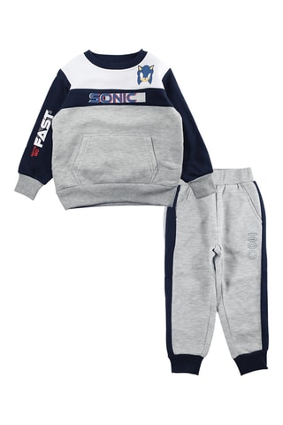 Sudadera y pantalón de chándal Sonic - Gris