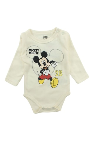 Body y pantalón de chándal Mickey Disney  - Blanco