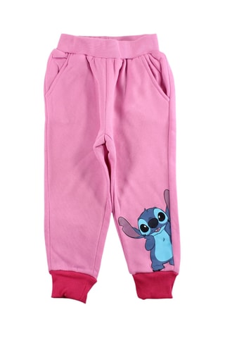 Pantalón de chándal Scrump y Stitch Lilo y Stitch Disney  - Rosa