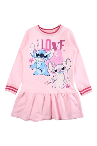 Vestido Stitch y Ángel Lilo y Stitch Disney  - Rosa