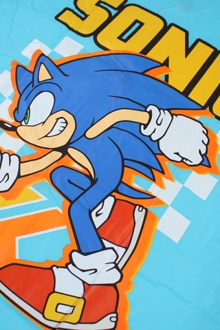 Impermeable con capucha Sonic  - Azul